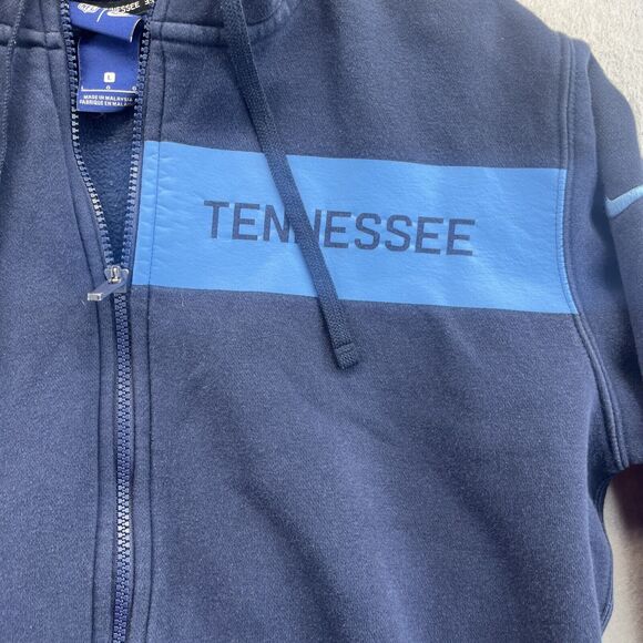 Tennessee Titans NFL Nike Jacket Zip Up Hoodie Size L Navy - Picture 3 of 11